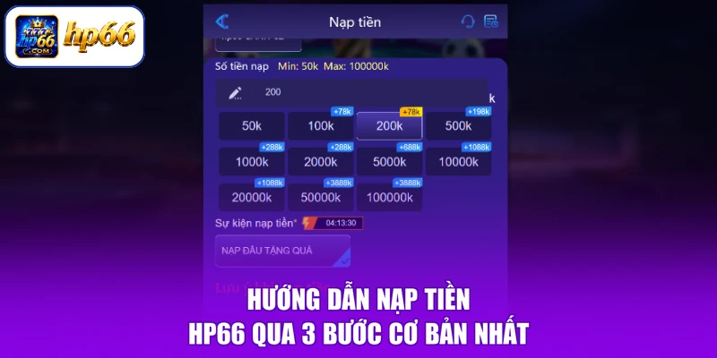 Hướng dẫn nạp tiền HP66 qua 3 bước cơ bản nhất