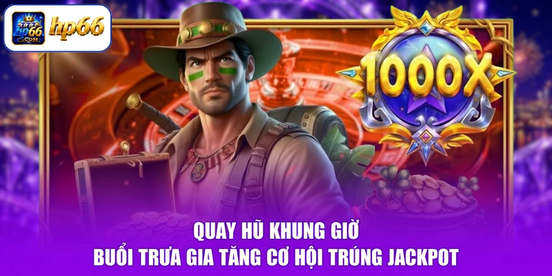 Quay hũ khung giờ buổi trưa gia tăng cơ hội trúng Jackpot