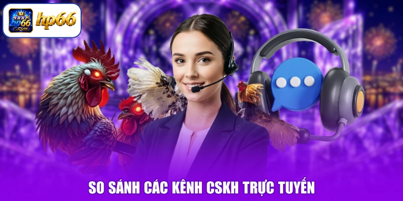 So sánh các kênh CSKH trực tuyến 